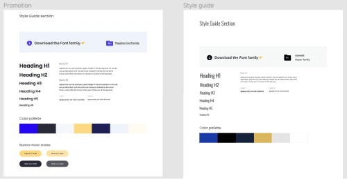 Colours Style Guide Figma