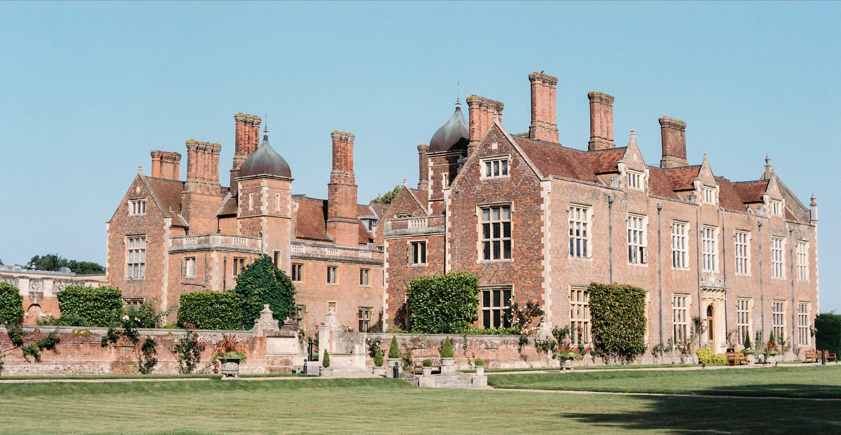 North Mymms Park mansion house, a grand historic estate dating back to the 16th century