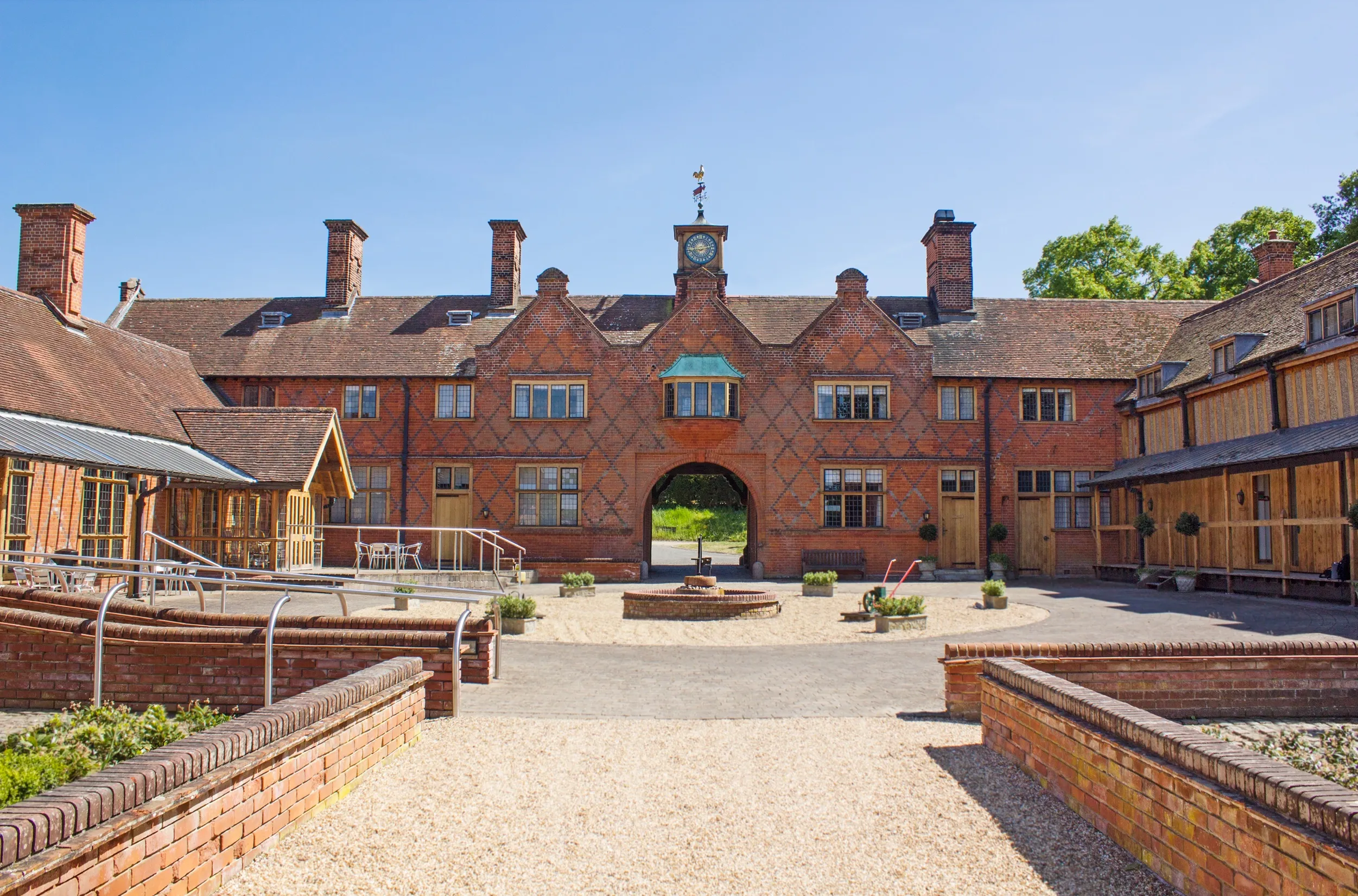The historic and charismatic stables at North Mymms Park, transformed into guest accommodation