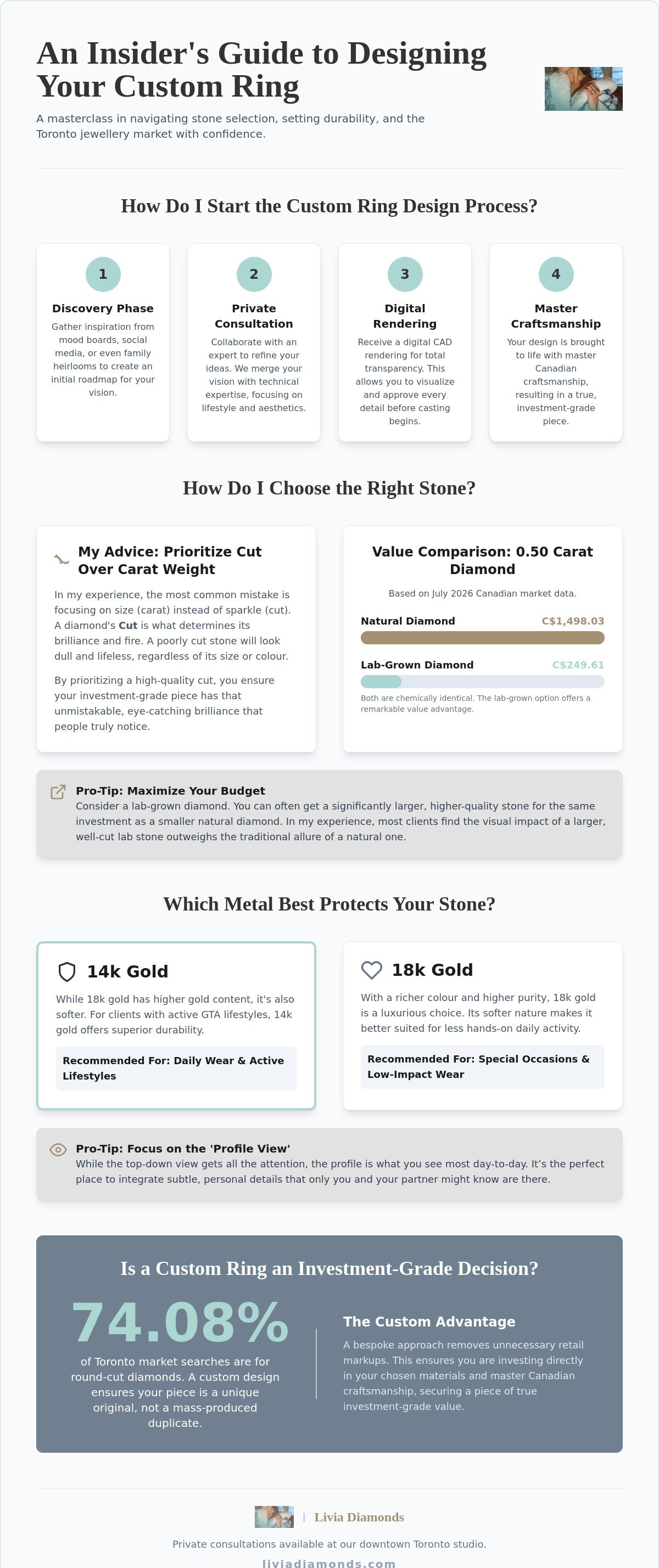 How to design a custom ring