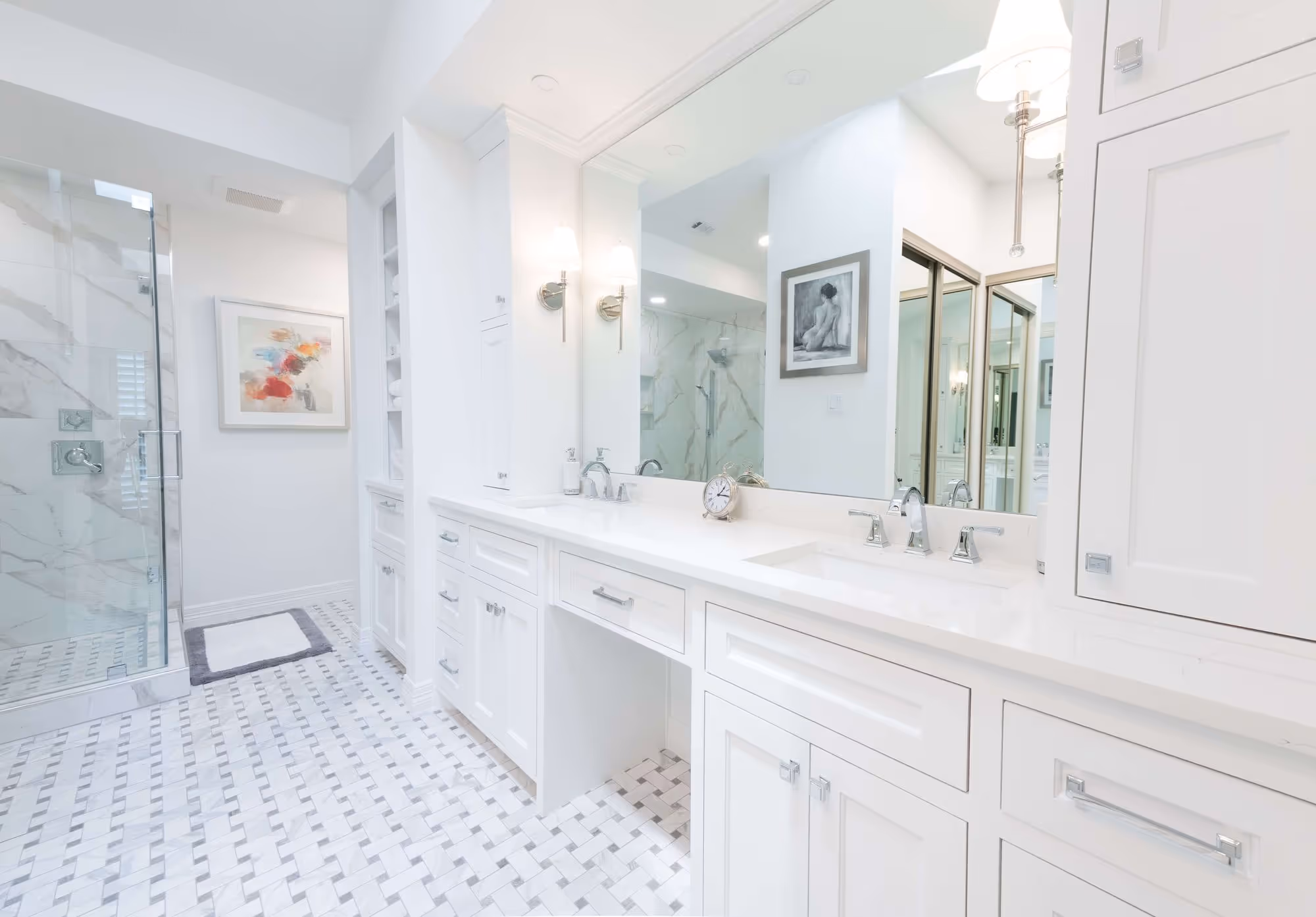 Luxury Bathroom Remodel by North Dallas Renovations