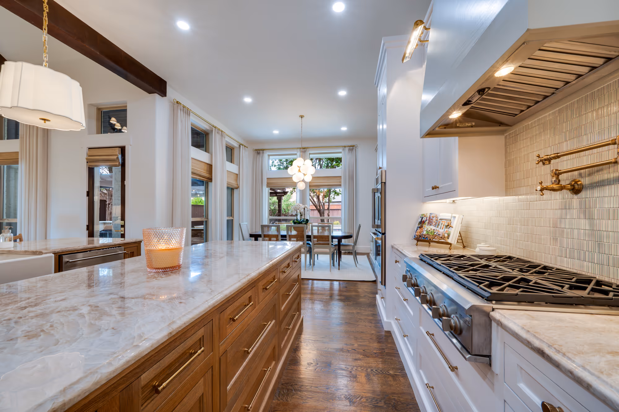 Large kitchen remodel in North Dallas