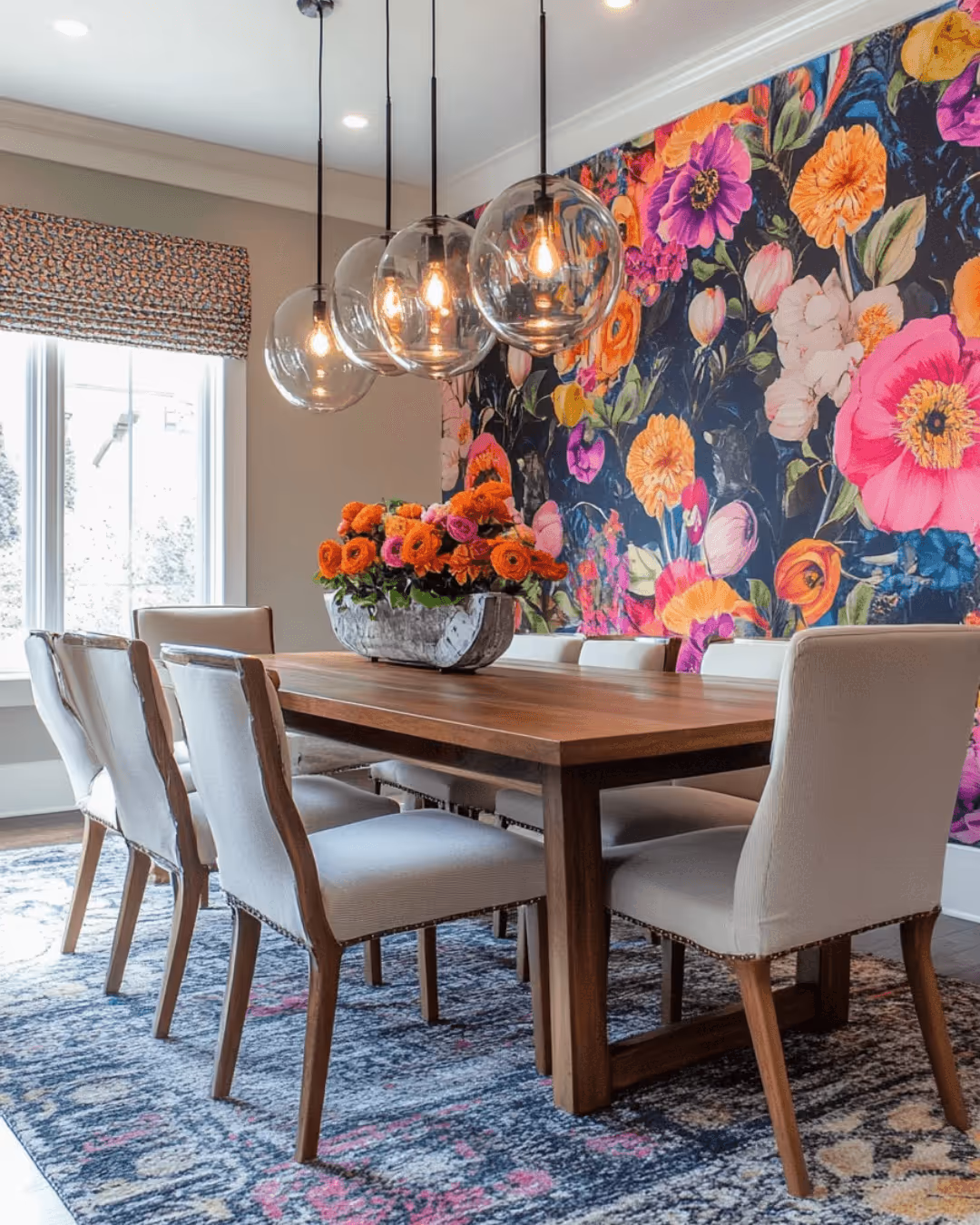 Bold Statements: Transform Your Space with Dramatic Wallpaper and Artisan Tiles