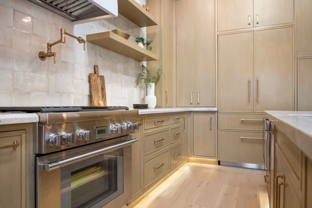 Contemporary classic kitchen remodel with cabinets
