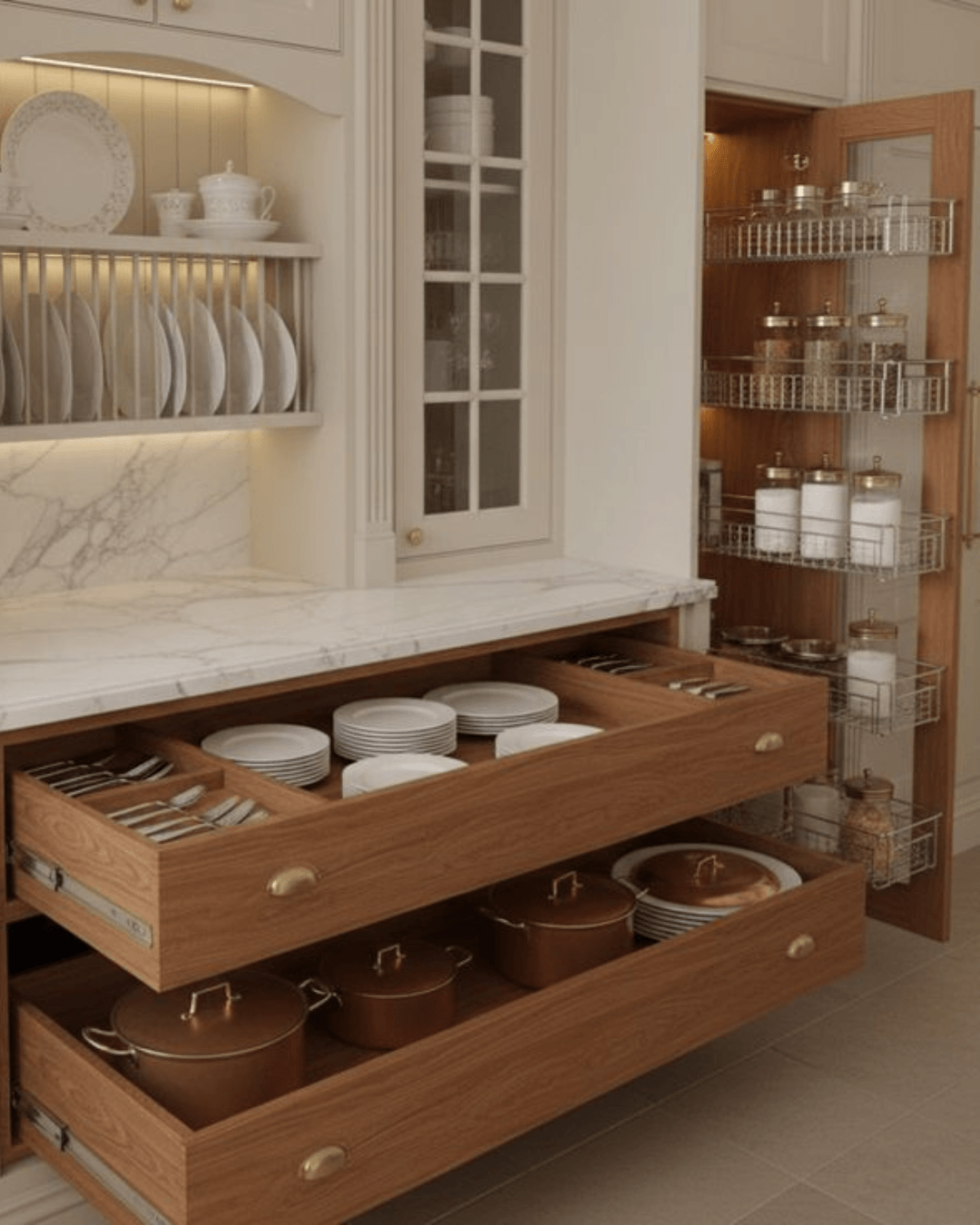 Custom Kitchen Cabinetry | Custom Kitchen Storage Solutions