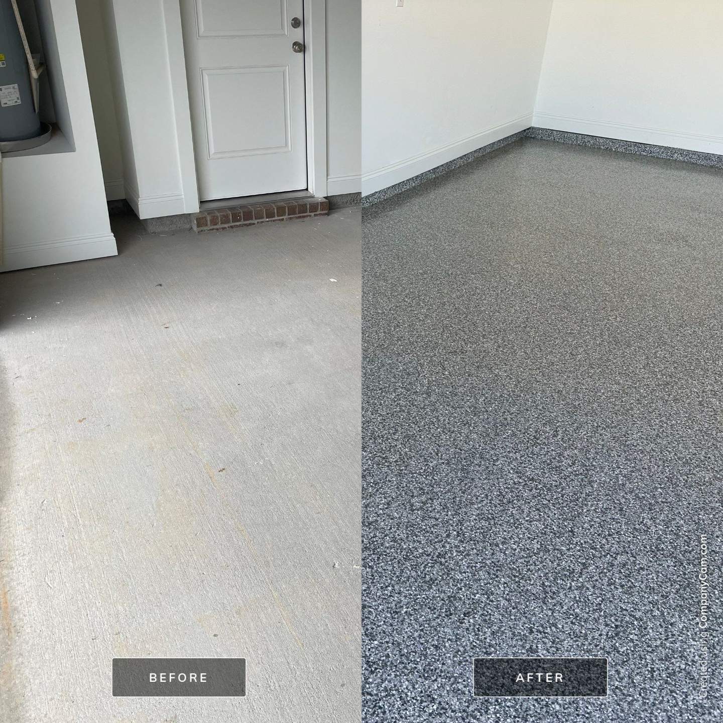 Garage Floor Coating Installed by Cornerstone Hard Surface Restoration in Loxley, AL