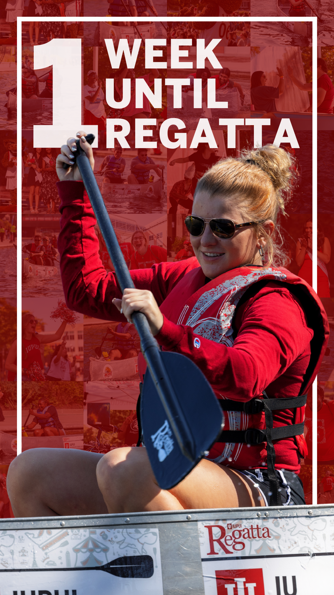 A mockup of a brochure for IU Indy's Office of Scholar Development featuring office information and photographs of students wearing professional attire.