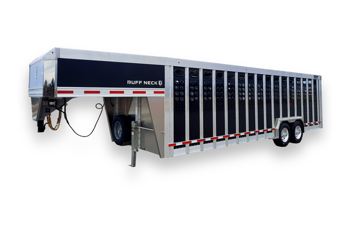 Eby Ruff Neck Punch Panel Livestock Trailer
