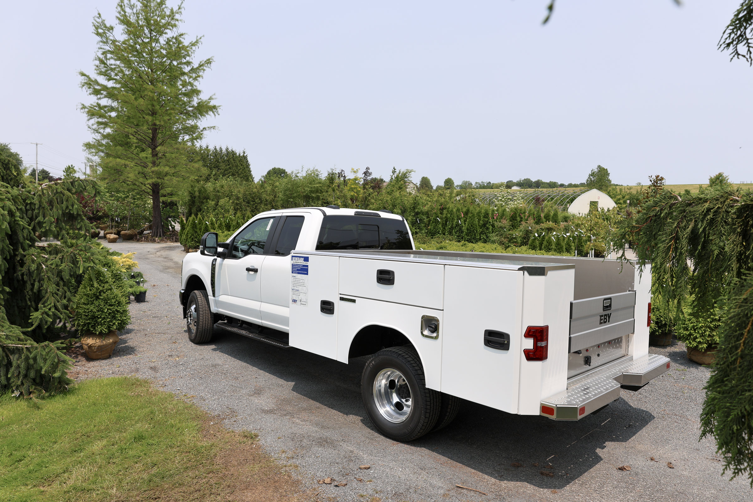 Eby Renegade Aluminum Service Truck Body - Driver Side Cabinets