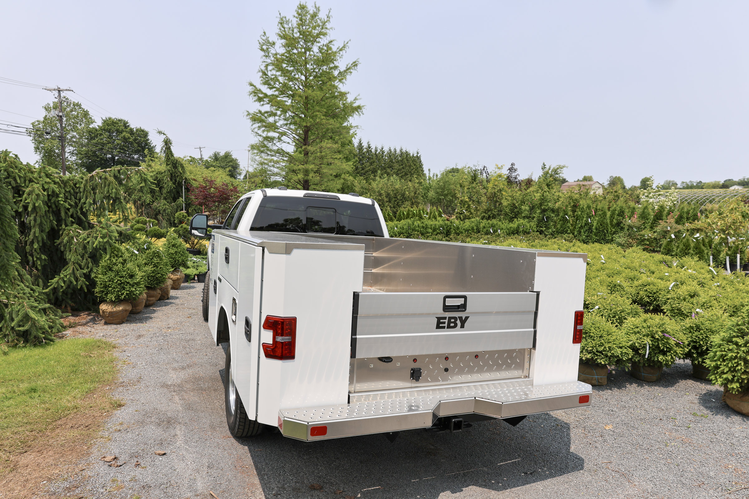 Eby Renegade Aluminum Service Truck Body - Rear Tailgate 