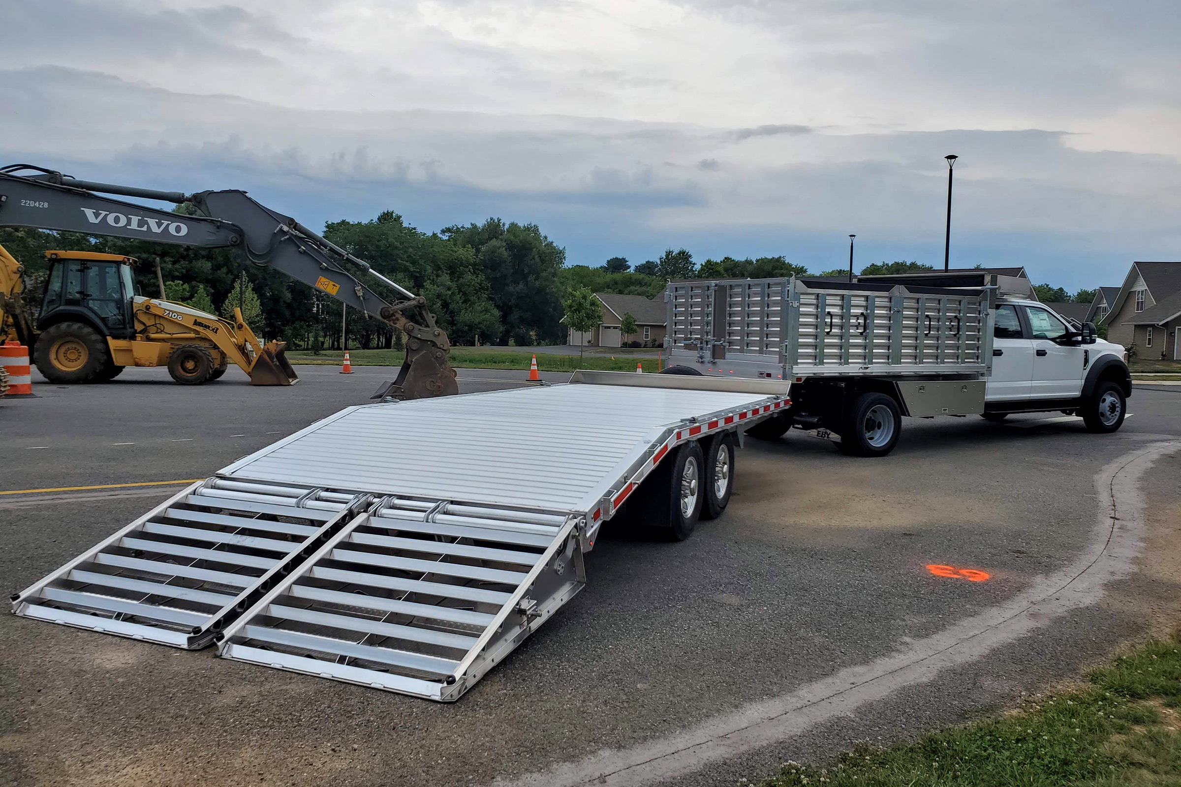 Eby 14K Deck Over Aluminum Equipment Trailer