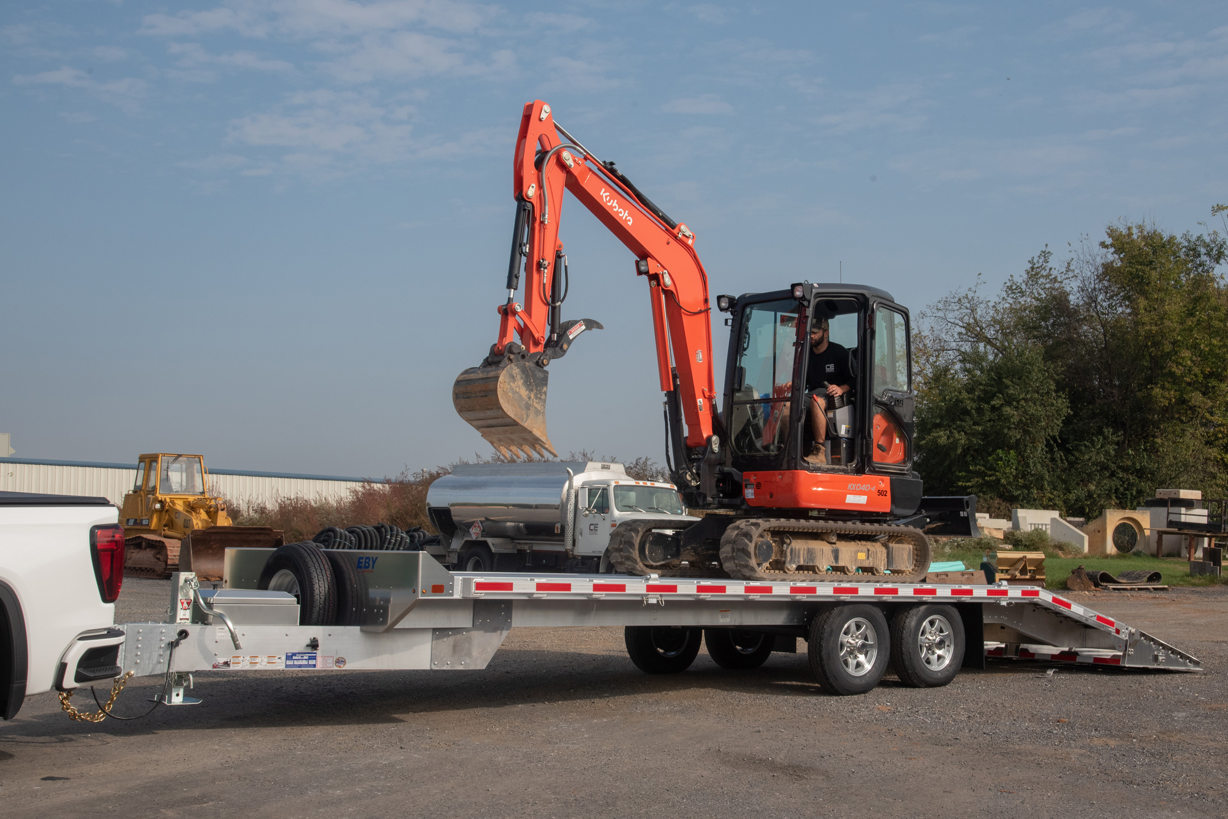 Eby 14K Deck Over Aluminum Equipment Trailer