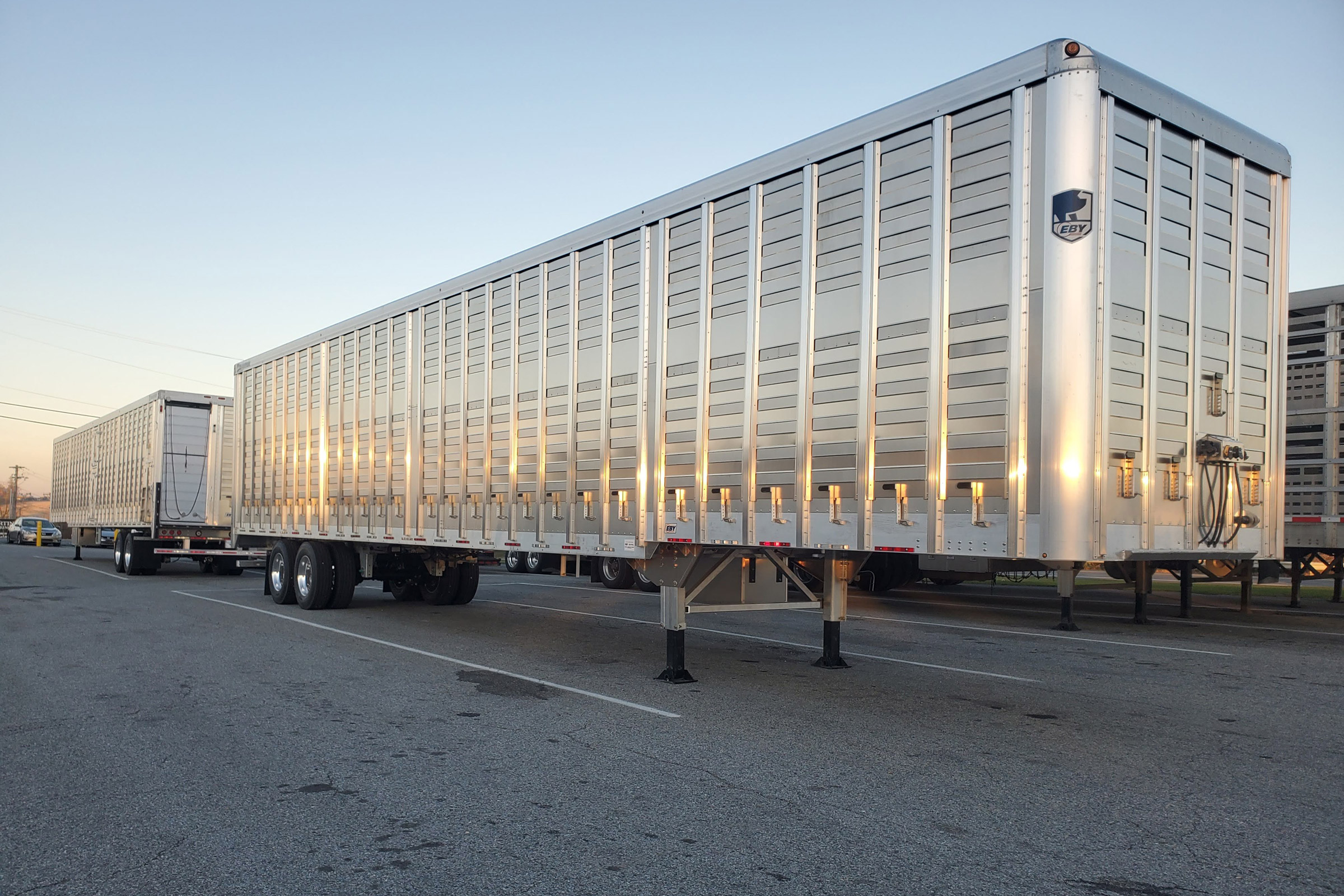 Eby Trans Pork Livestock Semi Trailer - Slats