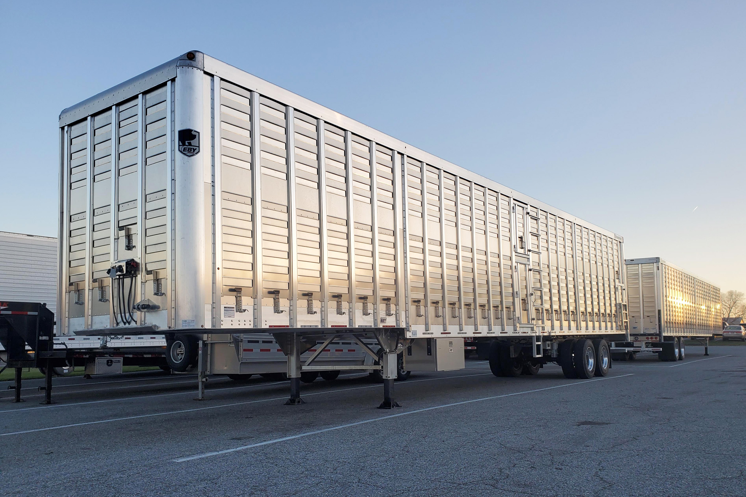 Eby Trans Pork Livestock Semi Trailer - Slat Vent Panels
