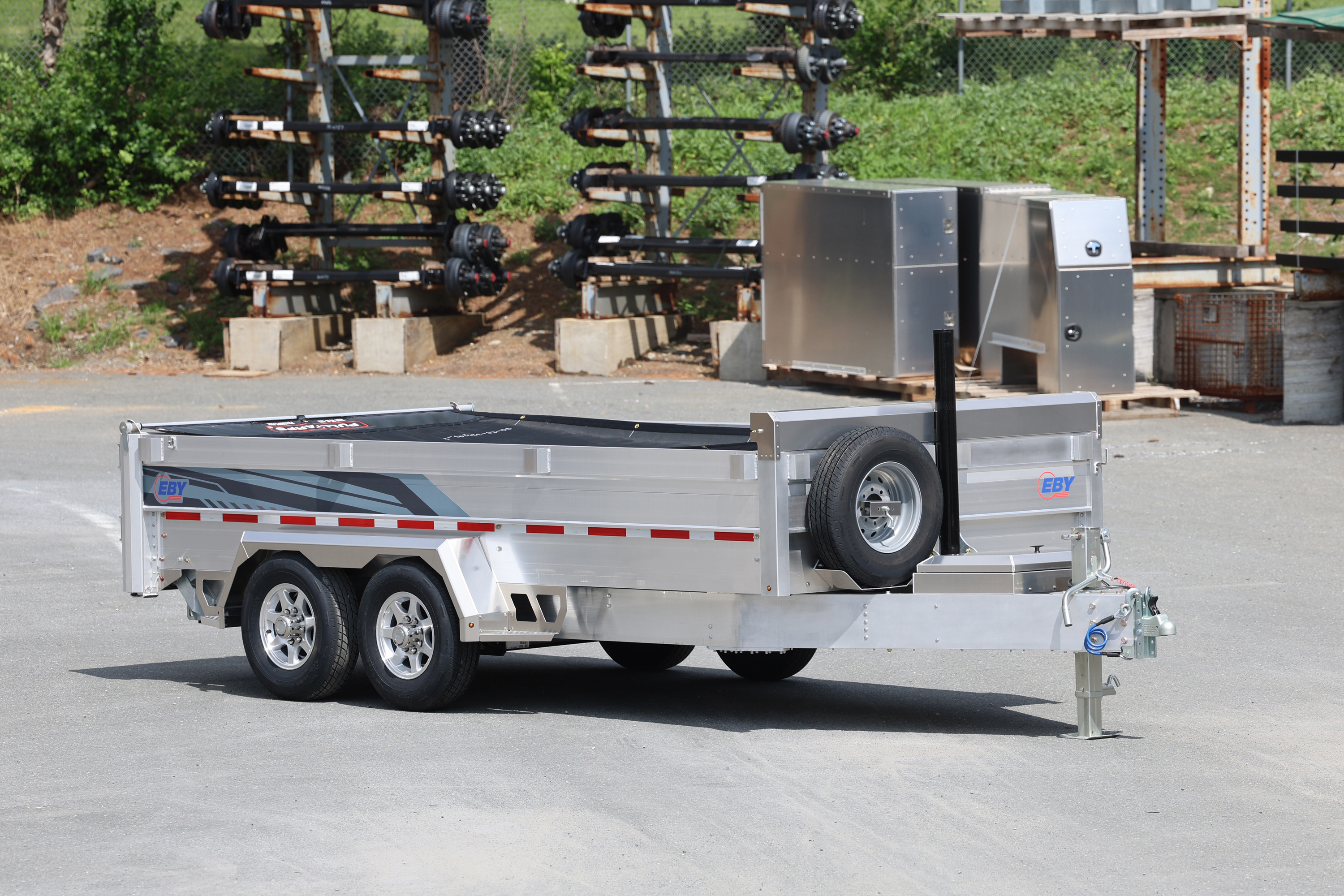 Eby CB14K Aluminum Dump Trailer