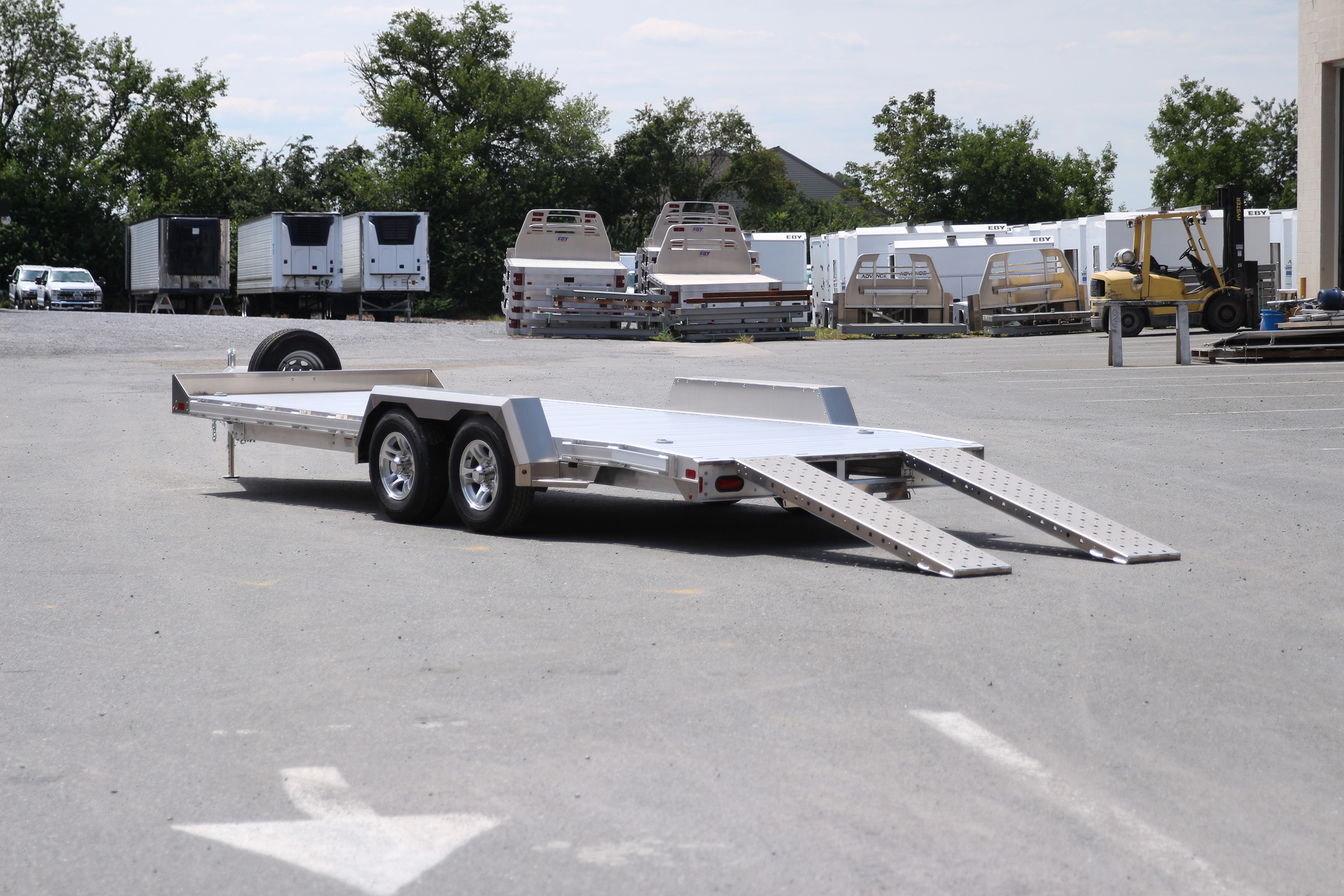 Eby Car Hauler Trailer with Pullout Ramps