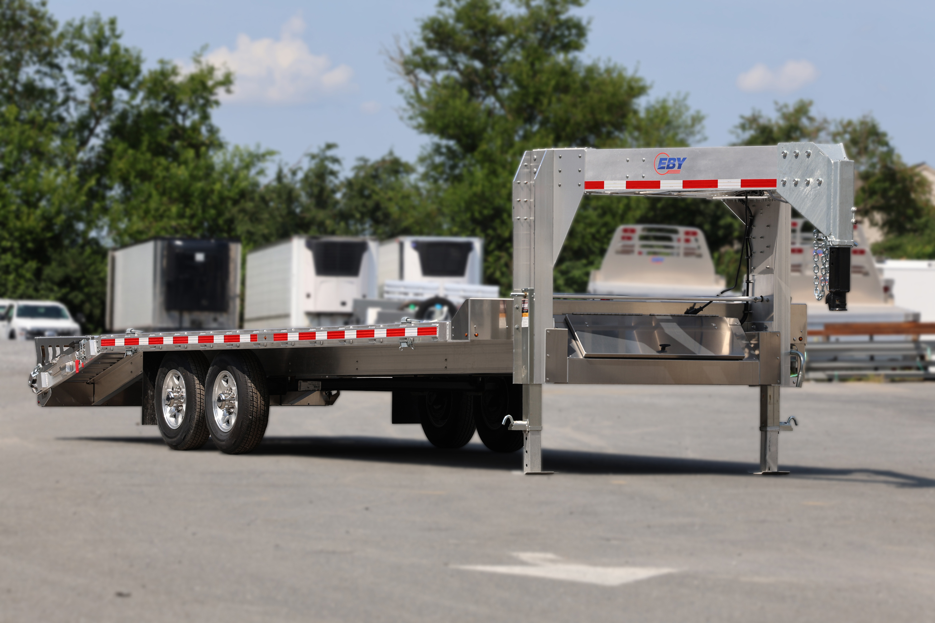 Eby 16K Gooseneck Aluminum Equipment Trailer