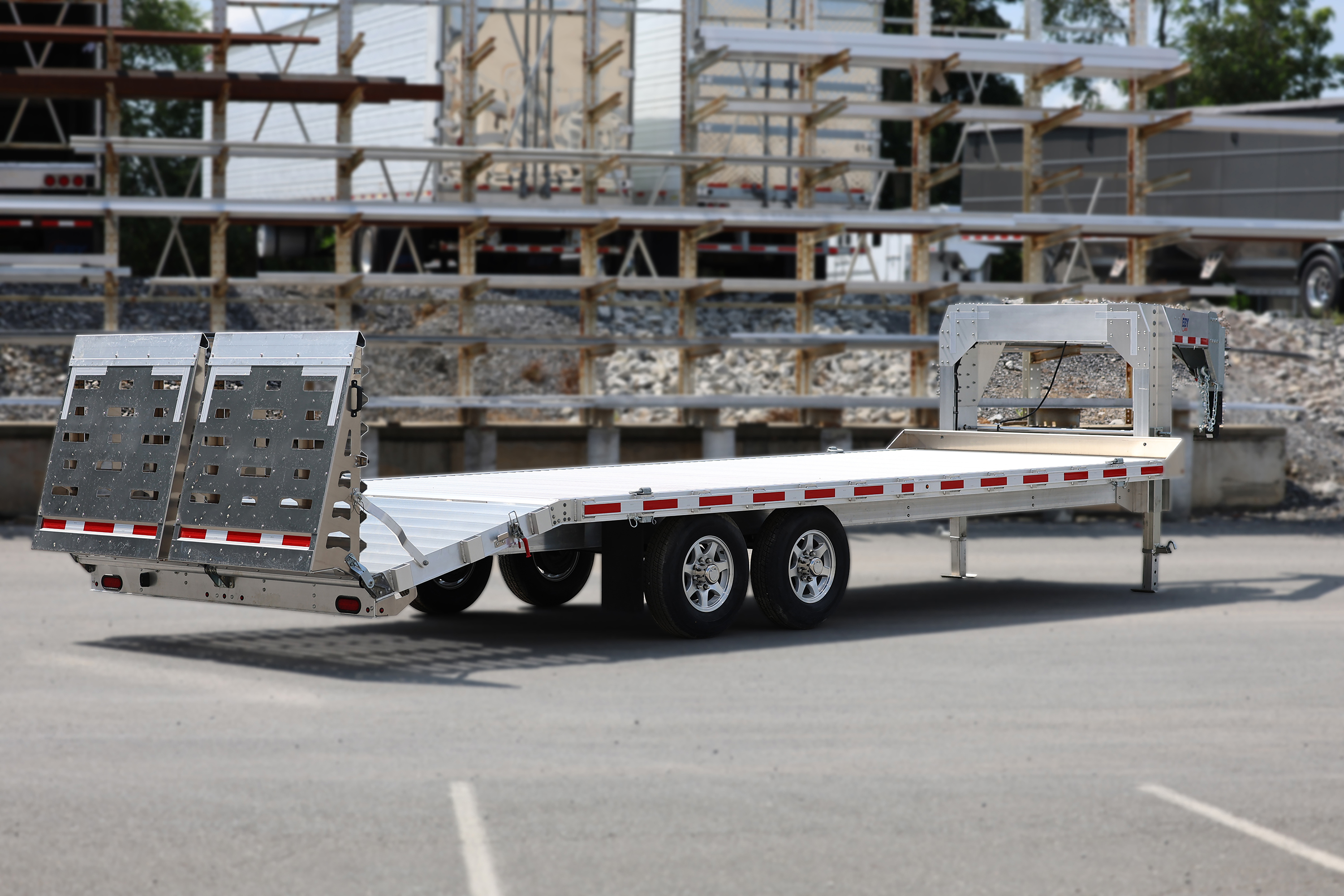 Eby 16K Gooseneck Aluminum Equipment Trailer