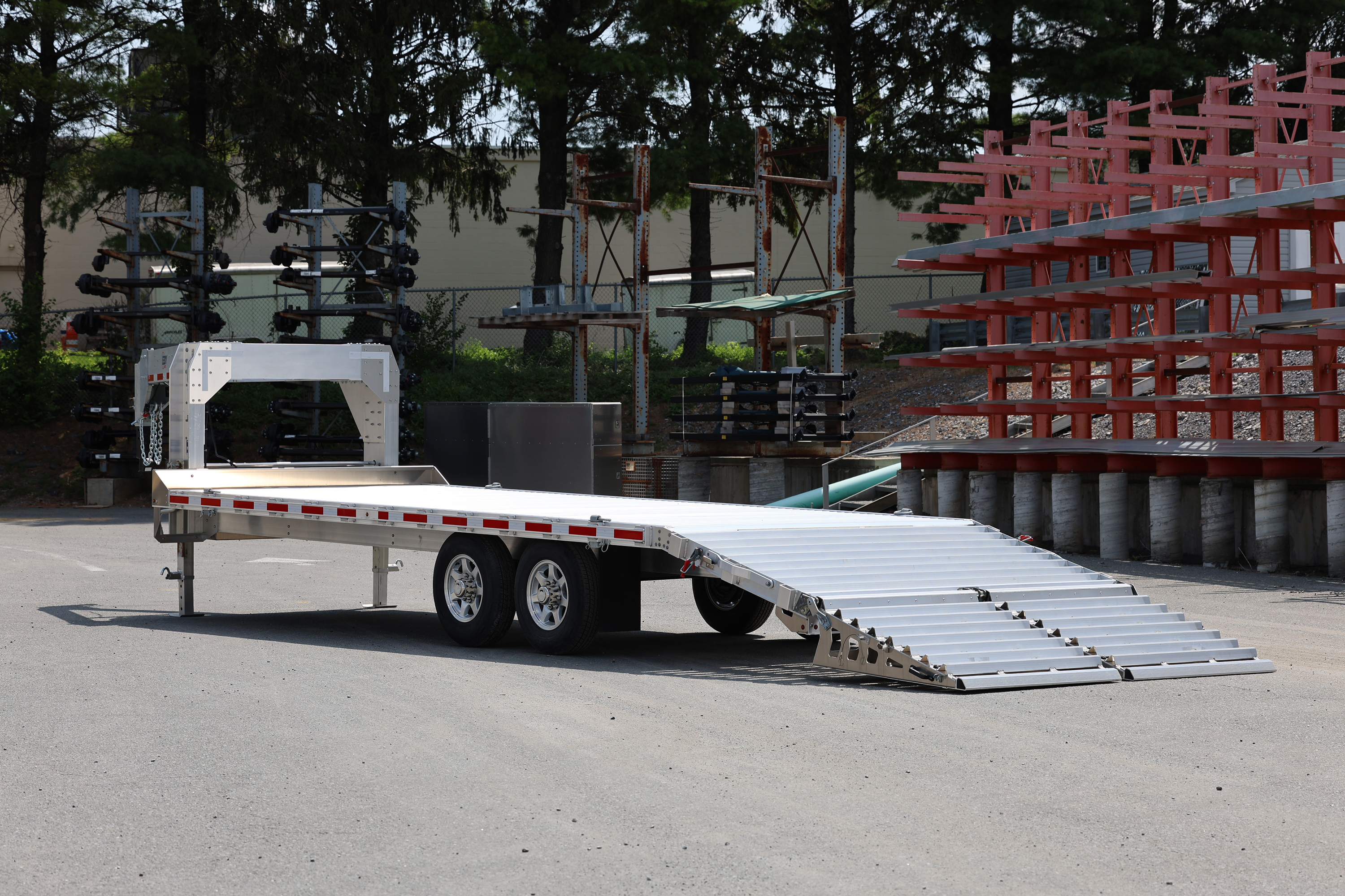 Eby 16K Aluminum Gooseneck Equipment Trailer