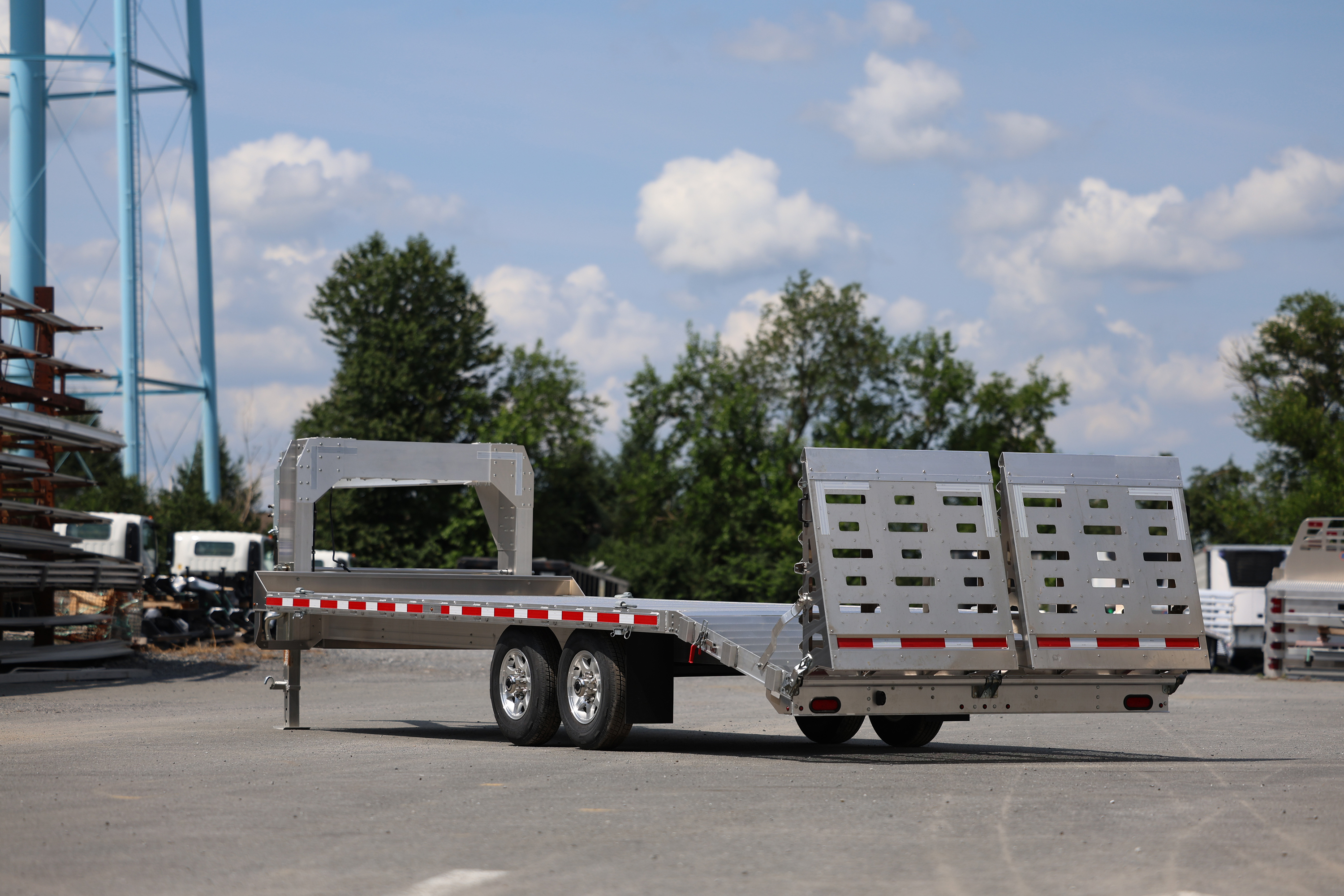Eby 16K Aluminum Gooseneck Equipment Trailer