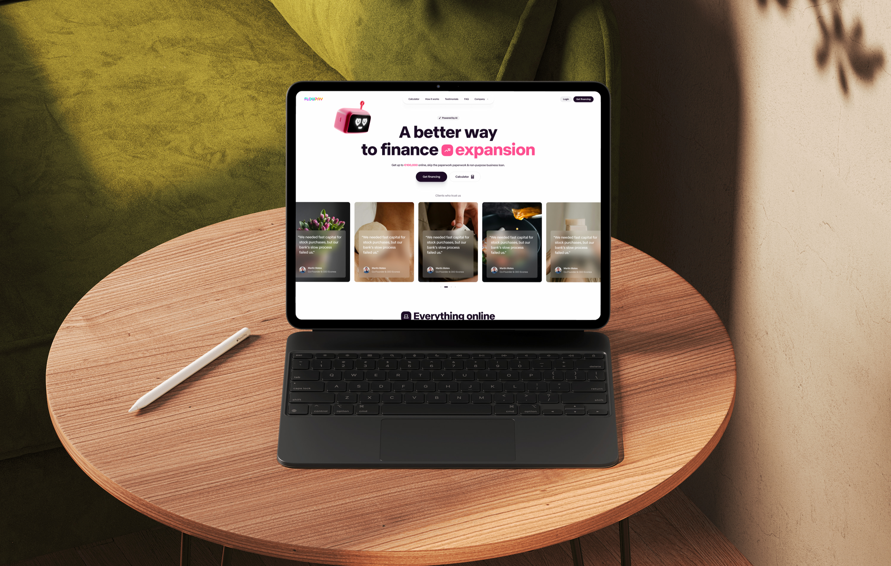 Flowpay website cover image