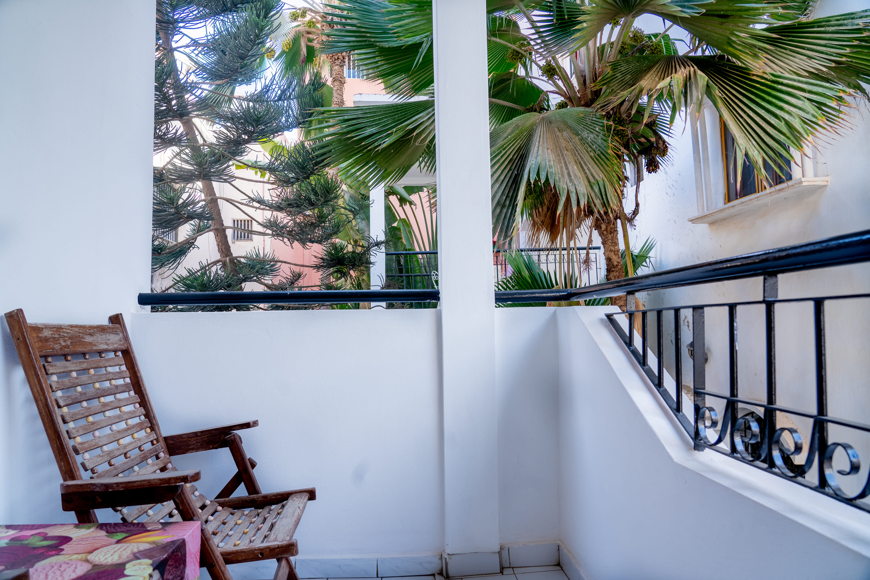 terrasse du studio 
