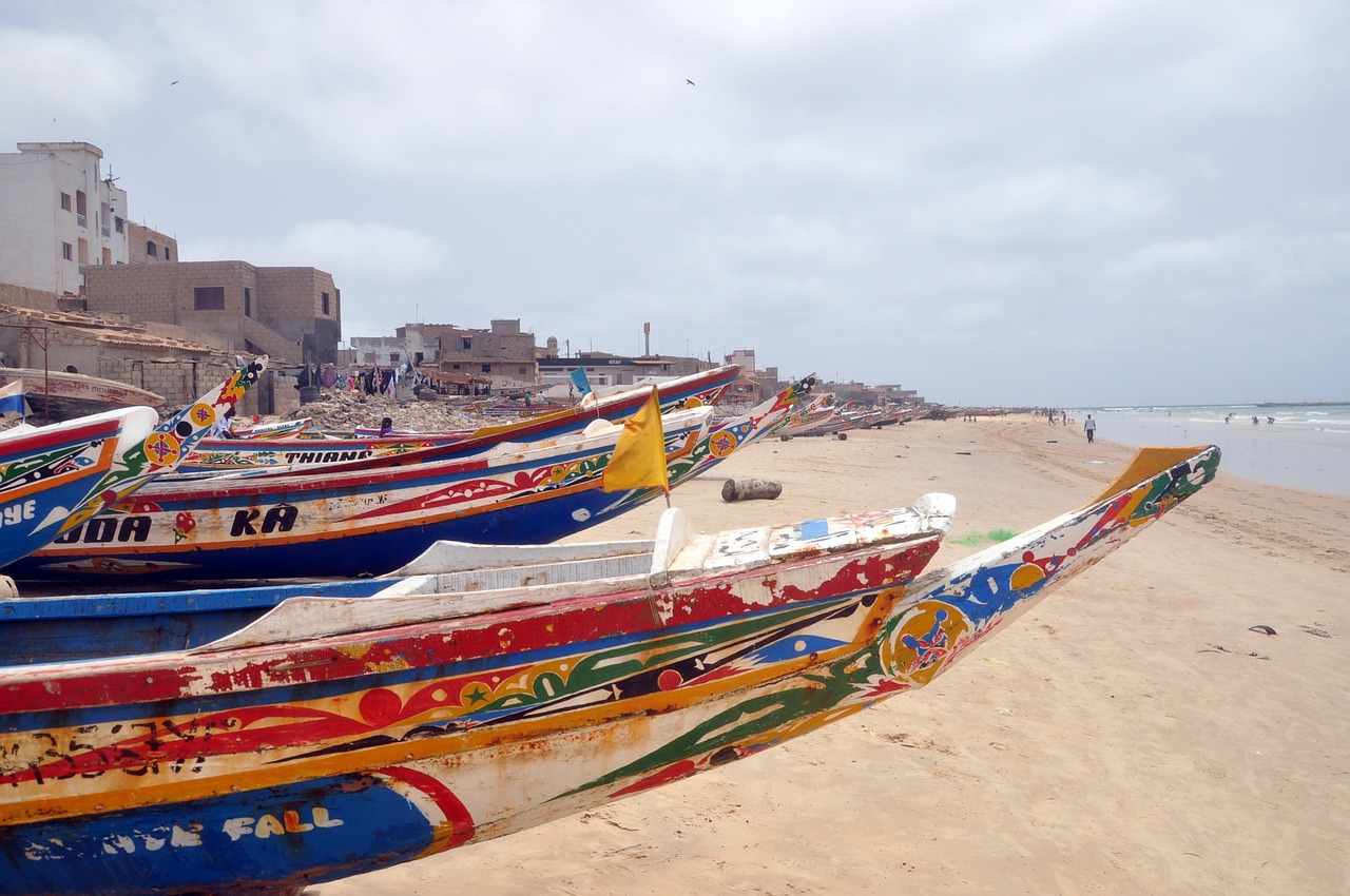 bateau typique sénégalais 