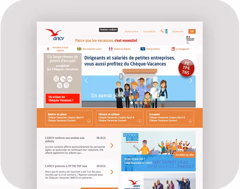 lien de redirection - cas clients