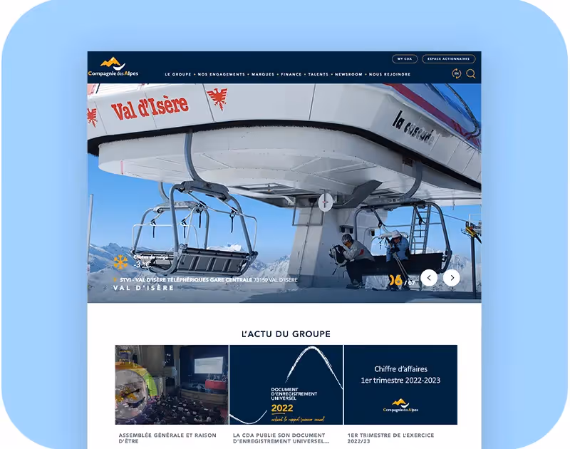 cas client compagnie des Alpes
