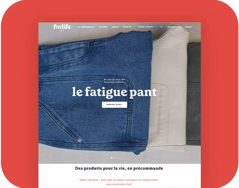 lien de redirection - cas clients