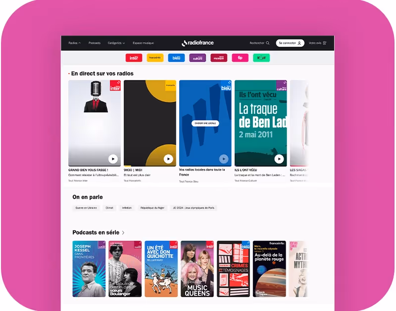 cas client Radio France