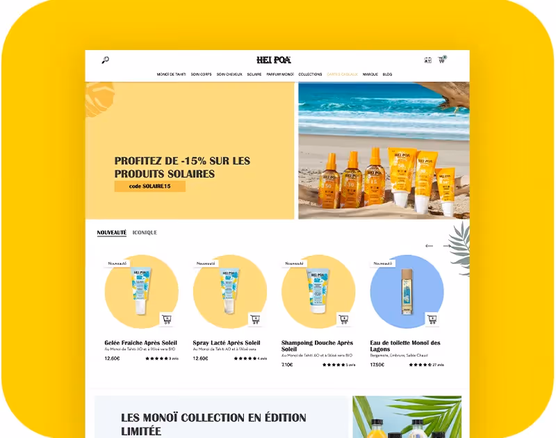 E-Commerce cosmetique ROIste