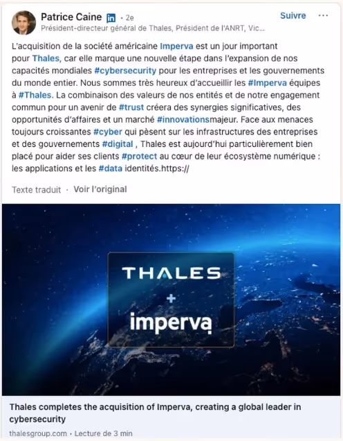 Thought Leader Ads de Linkedin Ads - Agence Pickers