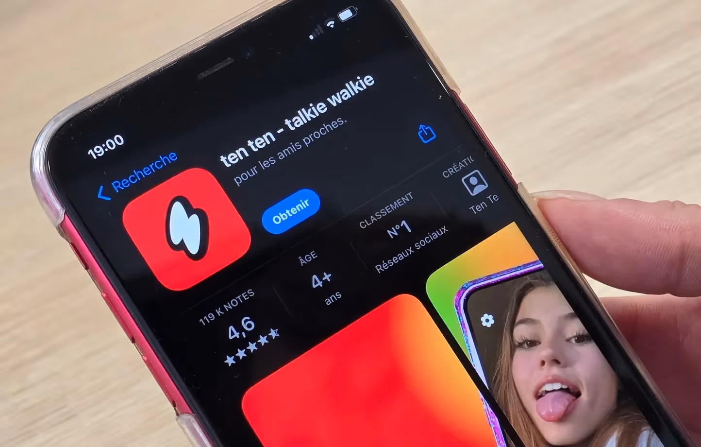ten ten l'application qui monte