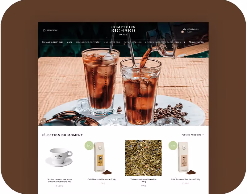 Agence marketing pour les Comptoirs Richard