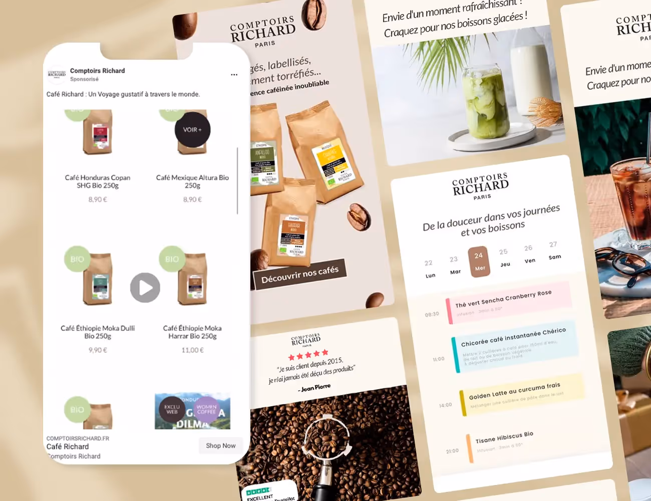 Agence marketing pour les Comptoirs Richard