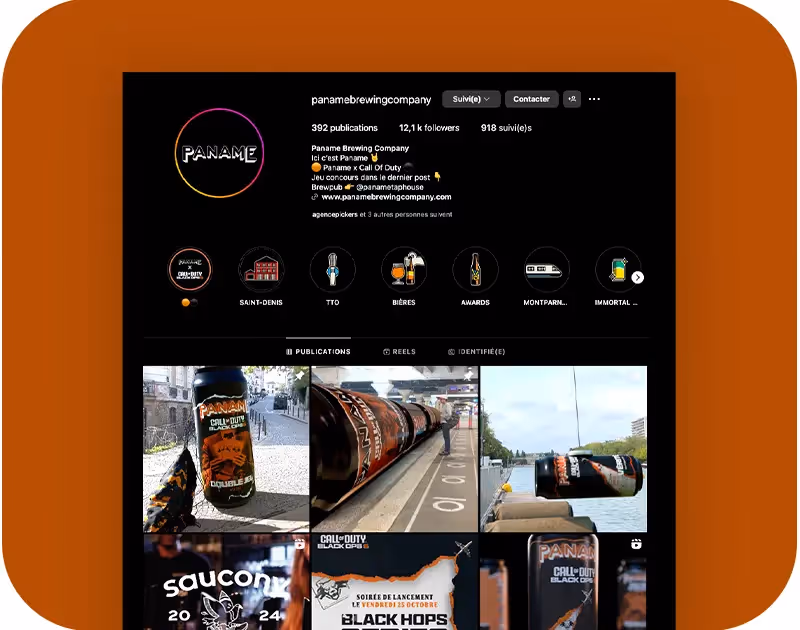 Pickers Agence FOOH pour Paname Brewery 