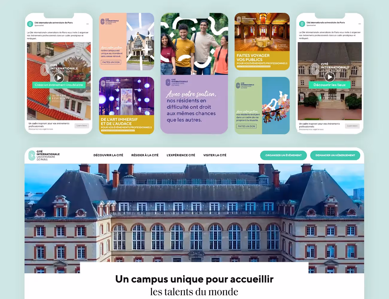 Pickers pour la Cité internationale universitaire de Paris