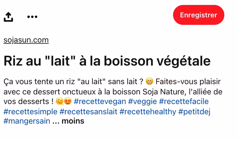 Hashtag pinterest
