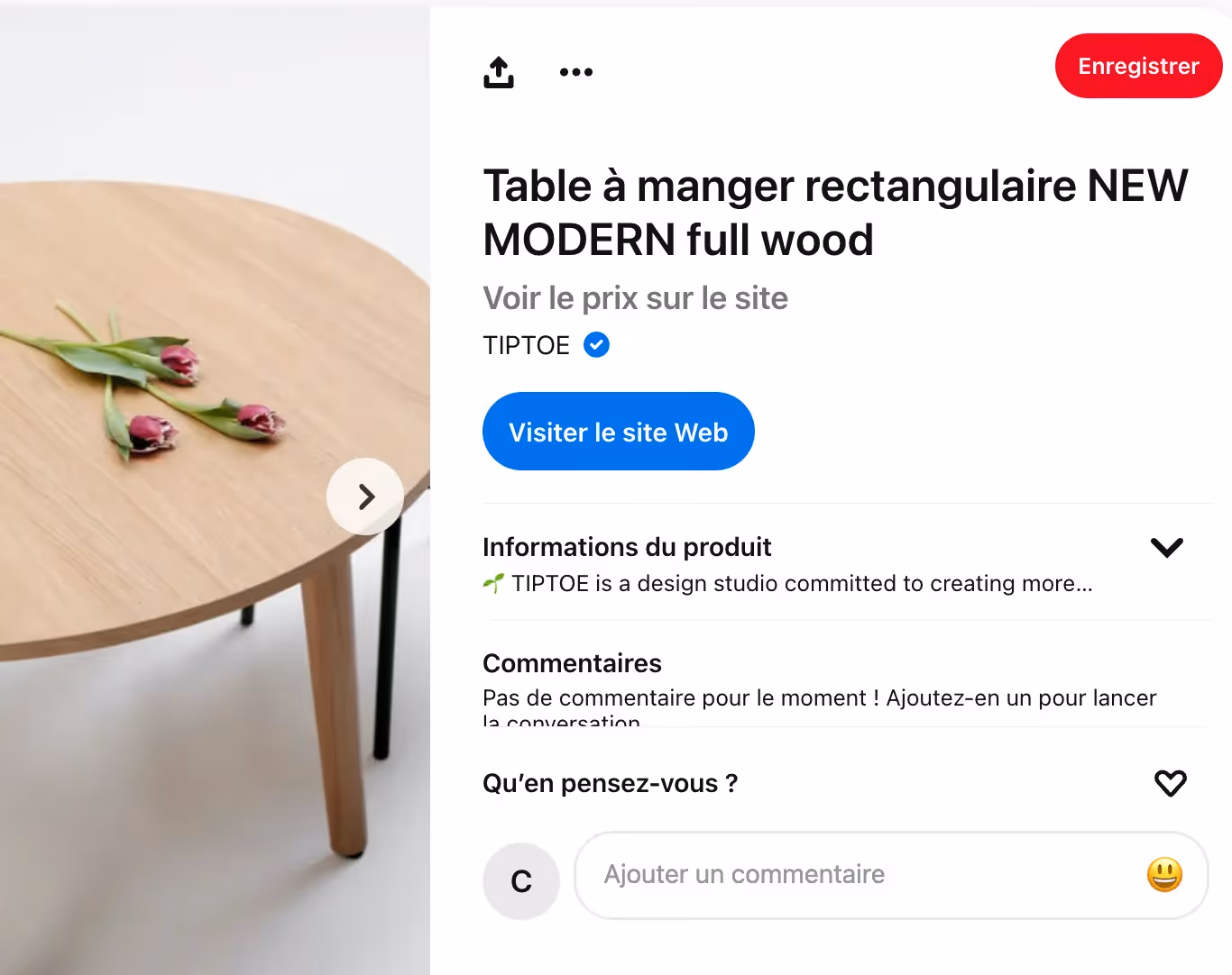 SEO Pinterest exemples