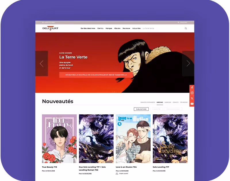 Agence marketing digitale pour manga Solo Leveling