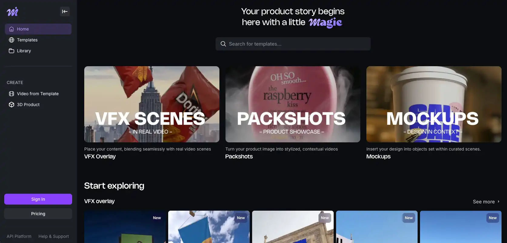 Vidéo I.A avec OpenMagic
