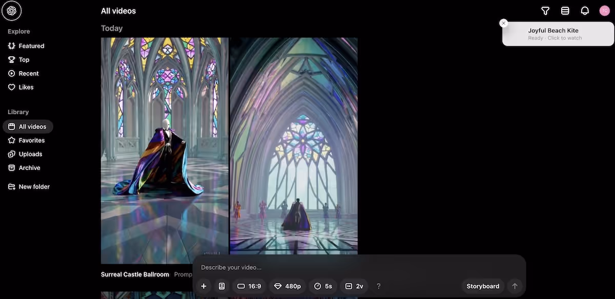 Interface Sora