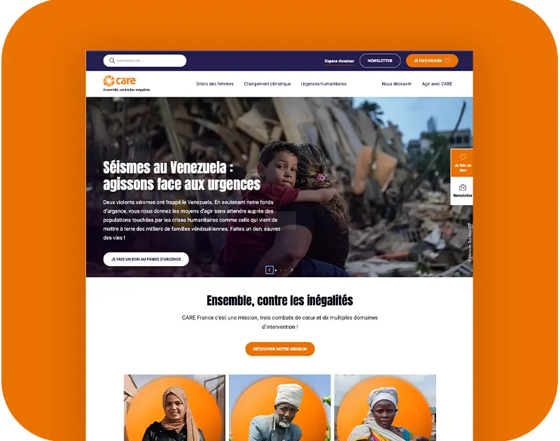 Care France association humanitaire solidarité