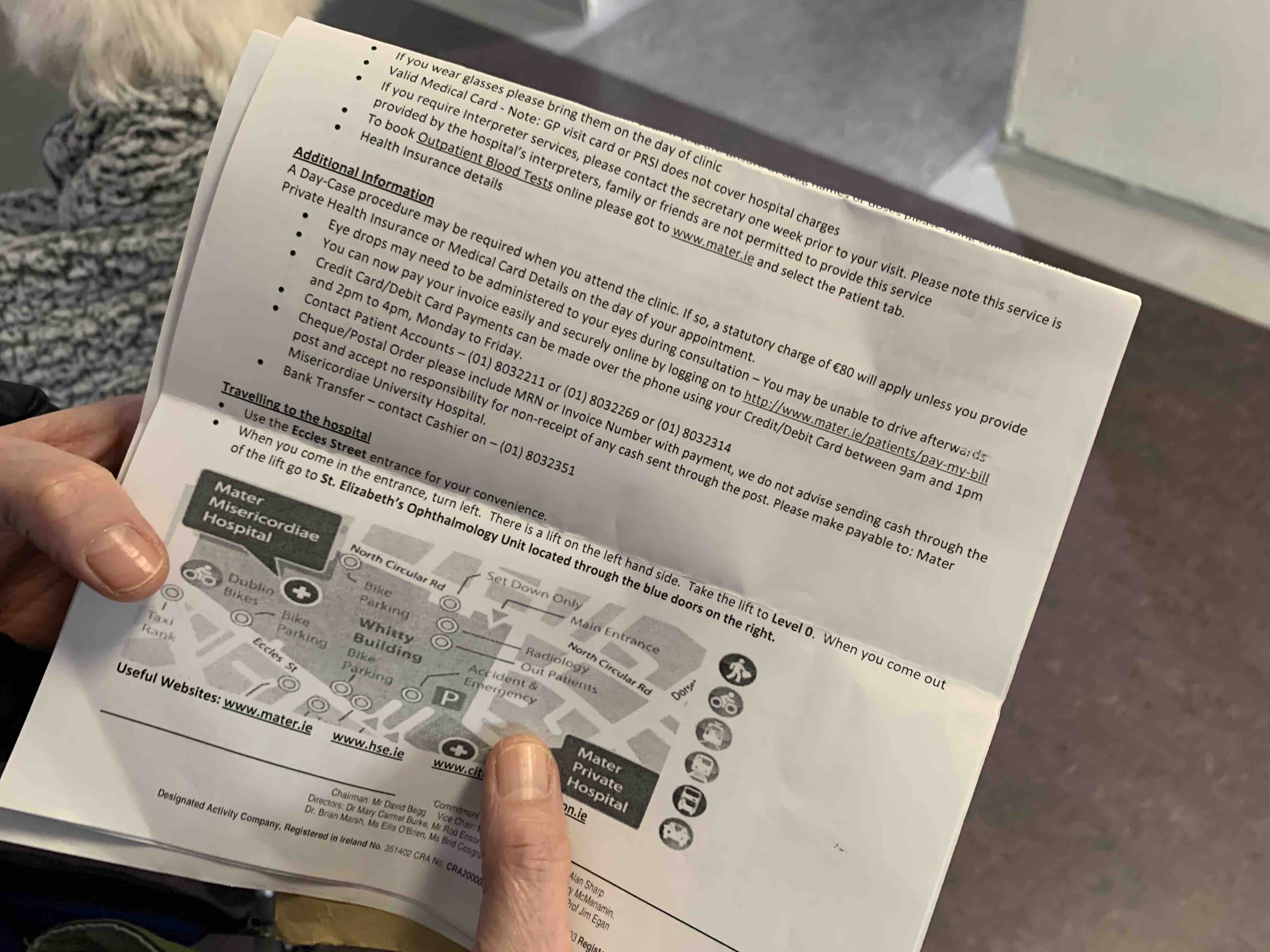 Letter before project implementation