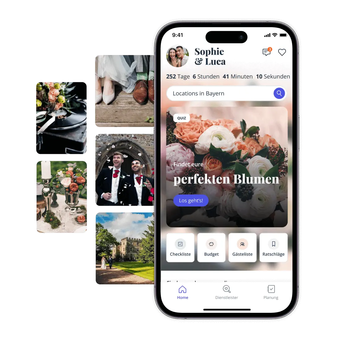 Bridebook Hochzeitsplanungs-App