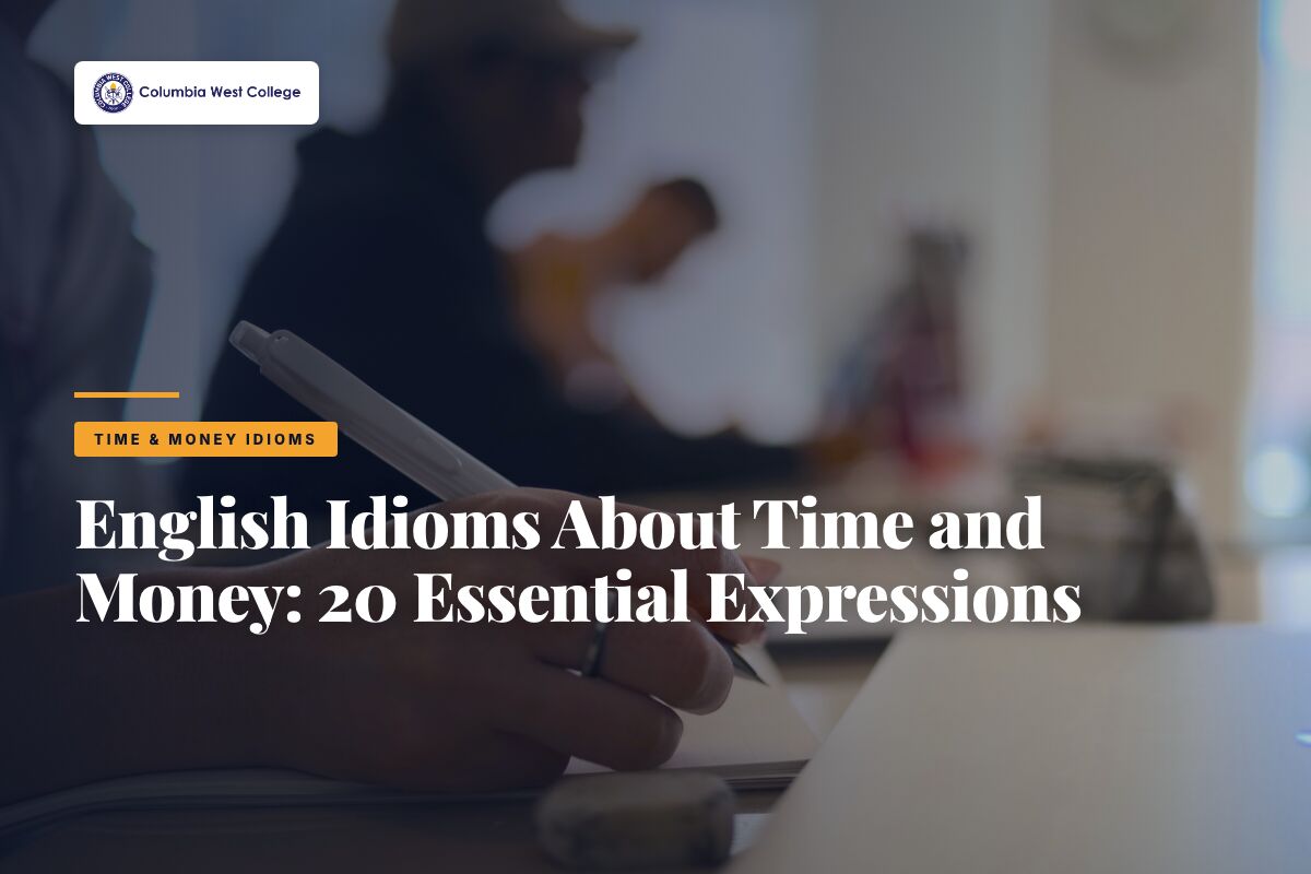English Idioms About Time and Money: 20 Essential Expressions