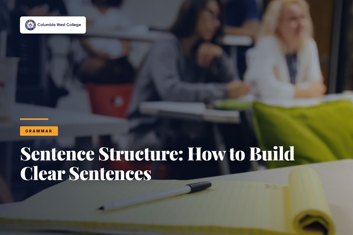 Sentence Structure: How to Build Clear Sentences