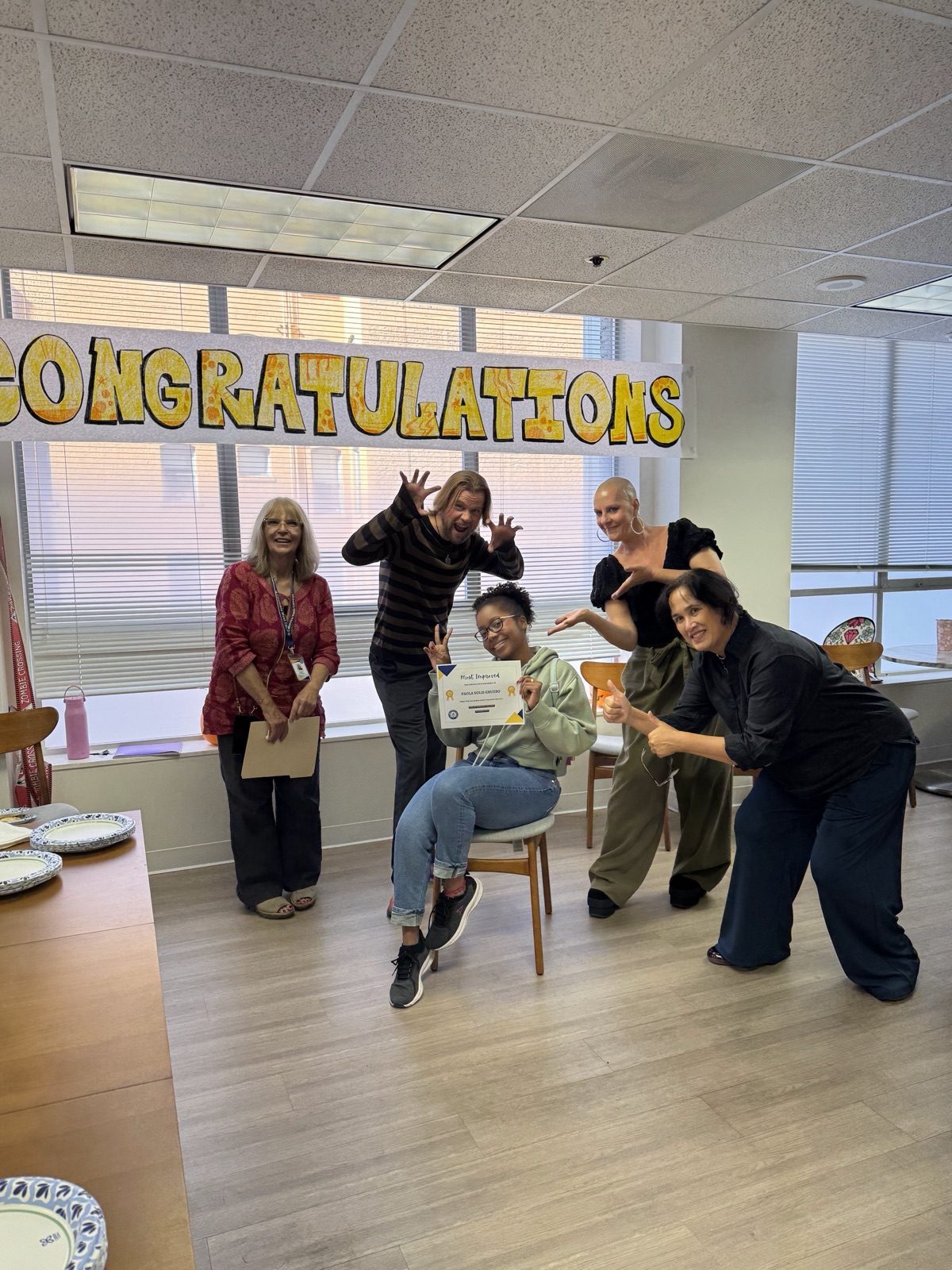 CWC graduation celebration for international ESL students