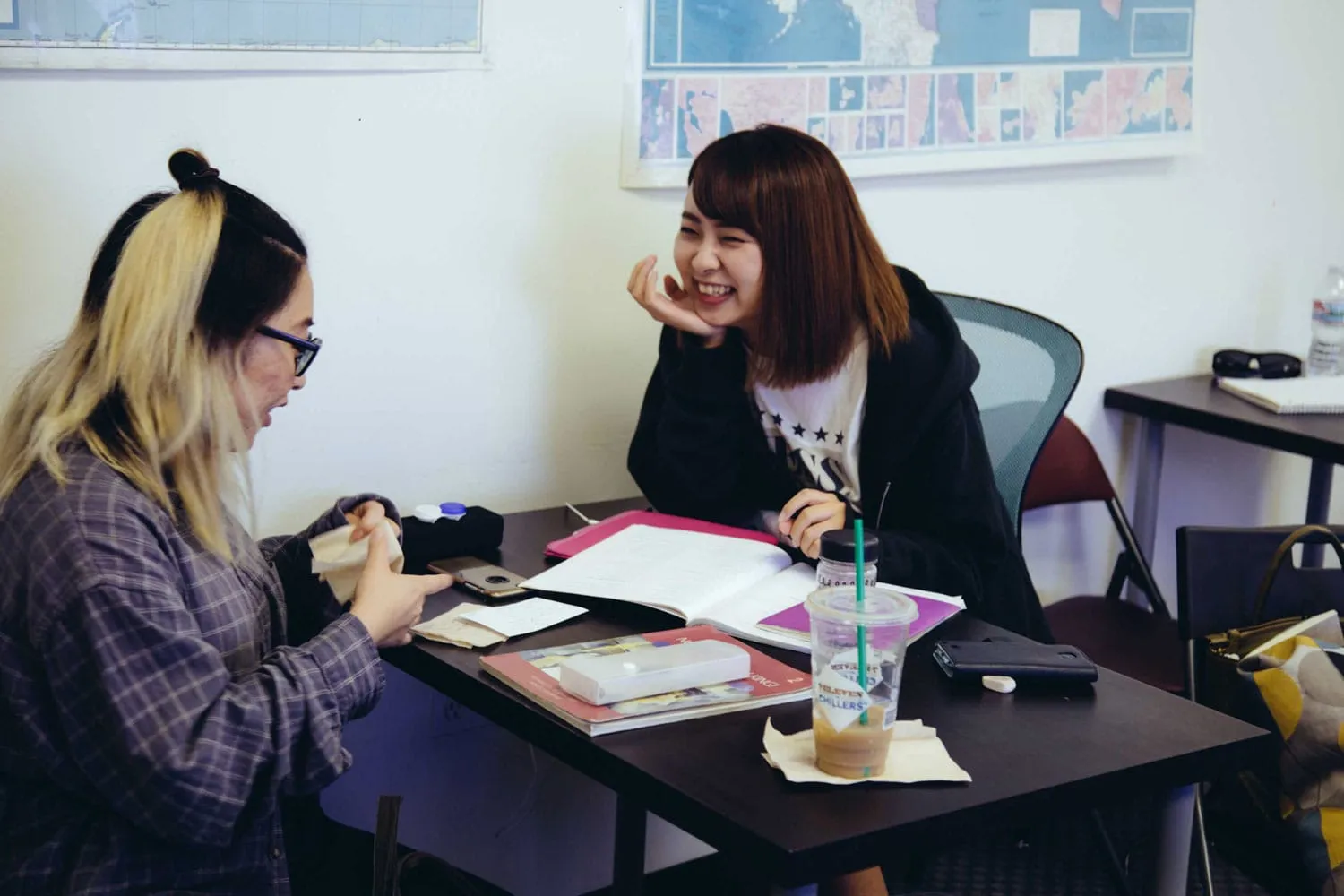 CWC international students at Columbia West College in Los Angeles